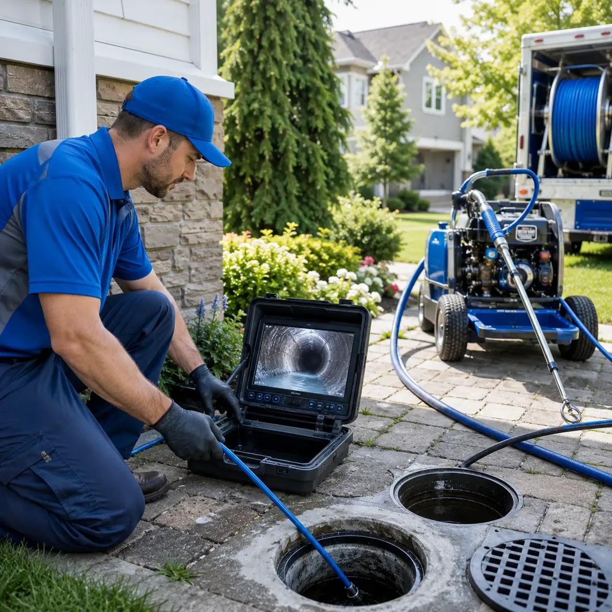 Outdoor drain cleaning professionals serving Export, PA